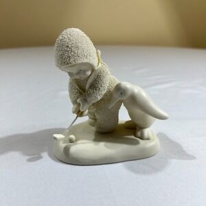 Dept 56 Snowbabies Its A Birdie Golfing Figurine Penguin 56.69949 Vintage 2001